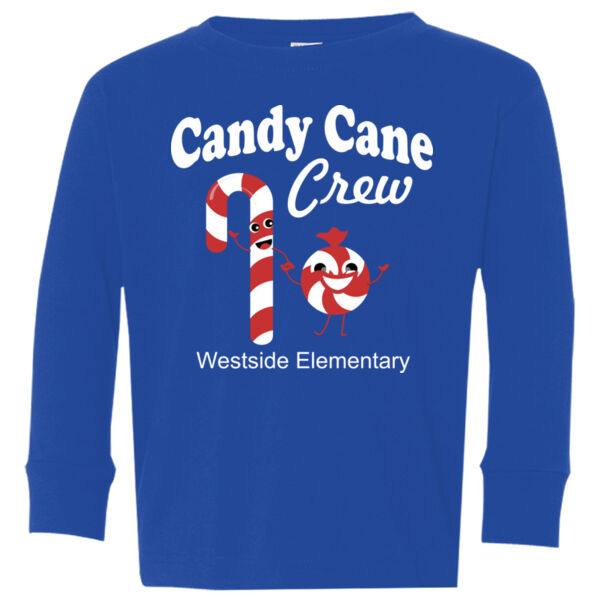 Toddler Candy Cane Crew Long Sleeve Thumbnail